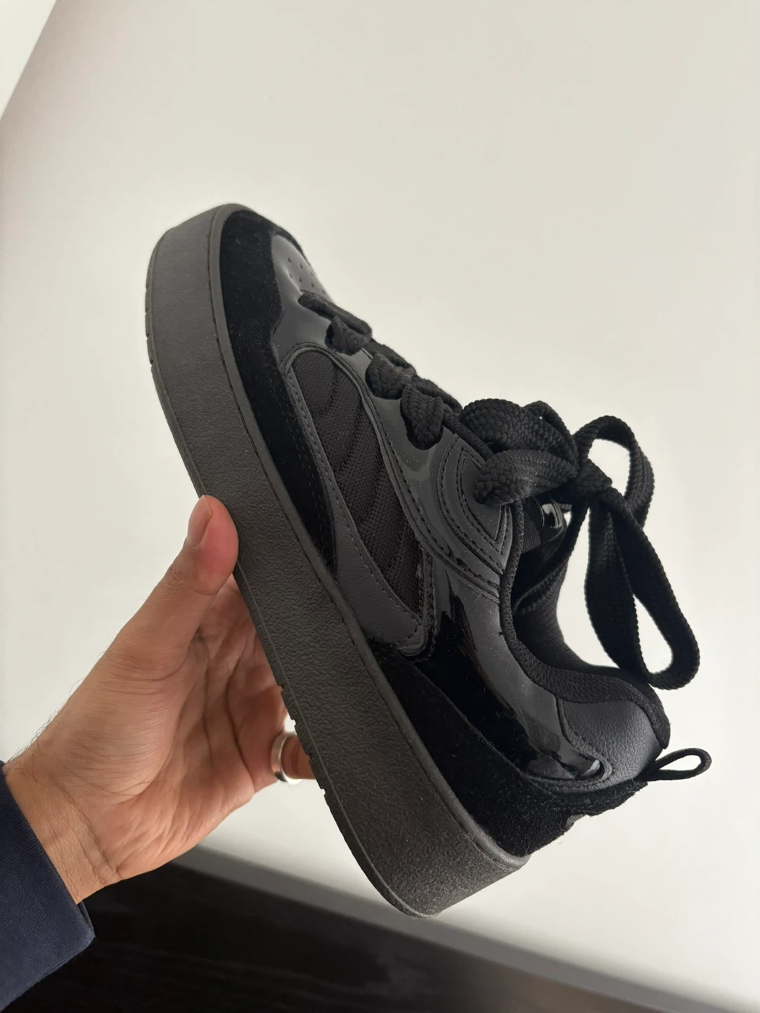 ZARA Black Chunky Platform Sneakers Tags intact - photo 2