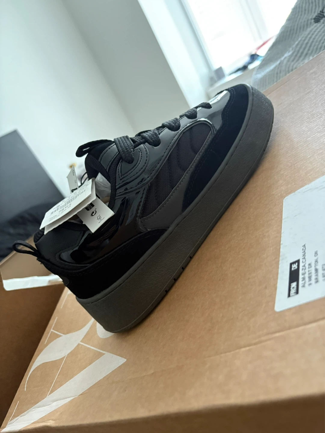 ZARA Black Chunky Platform Sneakers Tags intact - photo 4