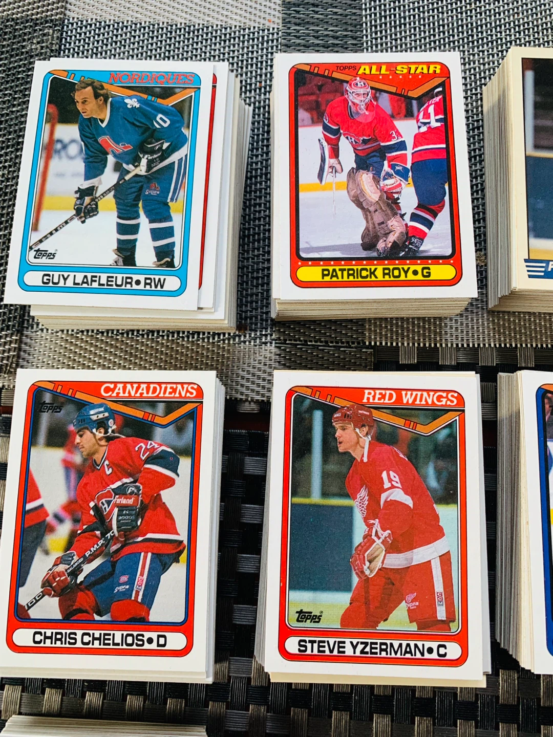 Over 450 Hockey Trading Cards w/ 69 FREE CARDS - 1990 TOPPS - photo 3