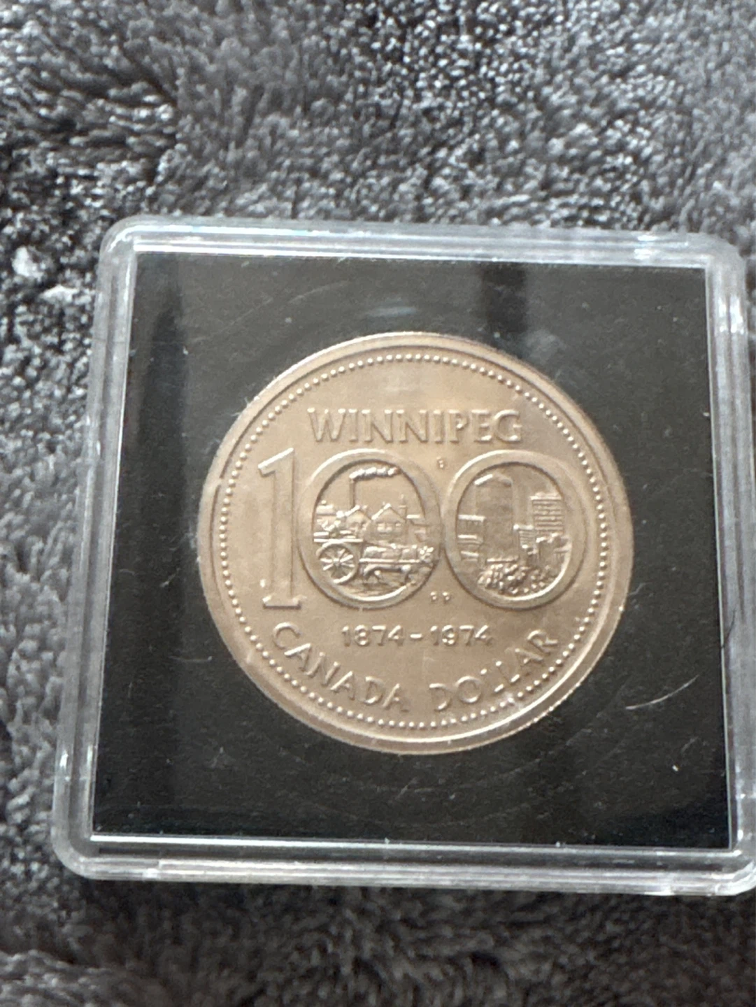 Canada 1 Dollar Coin Winnipeg 1874-1974