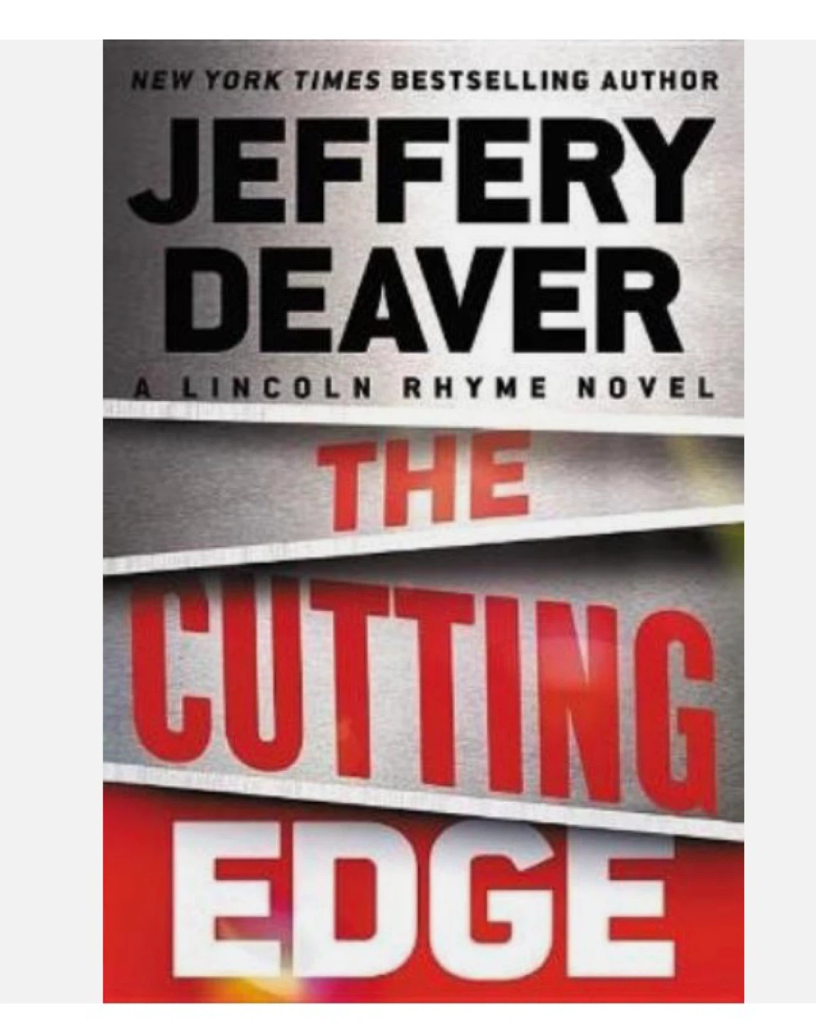 The Cutting Edge Paperback Novel by Jeffery Deaver - photo 2