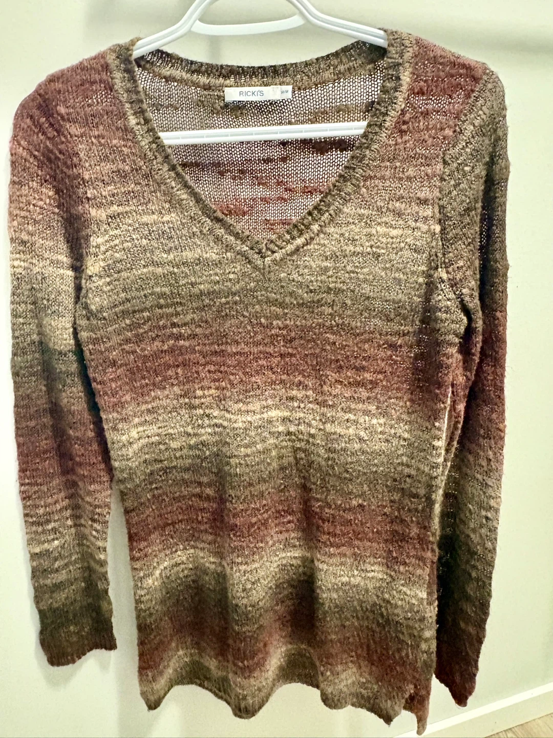 RICKI'S M/M V-Neck Long Sleeve Sweater - photo 3