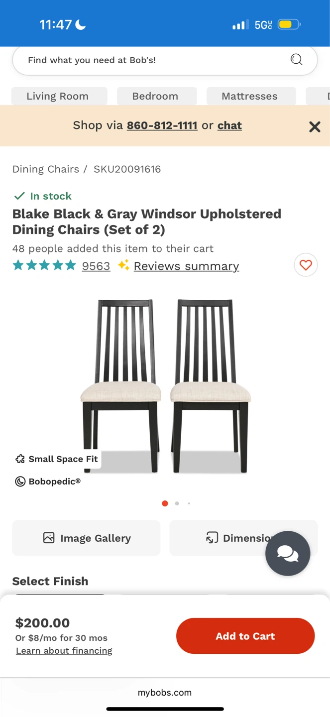 Brand new chairs