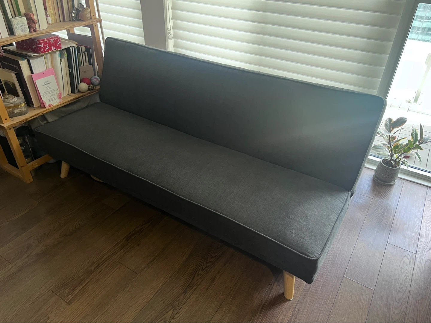 Dark Grey Sofa Bed (Structube) - photo 2