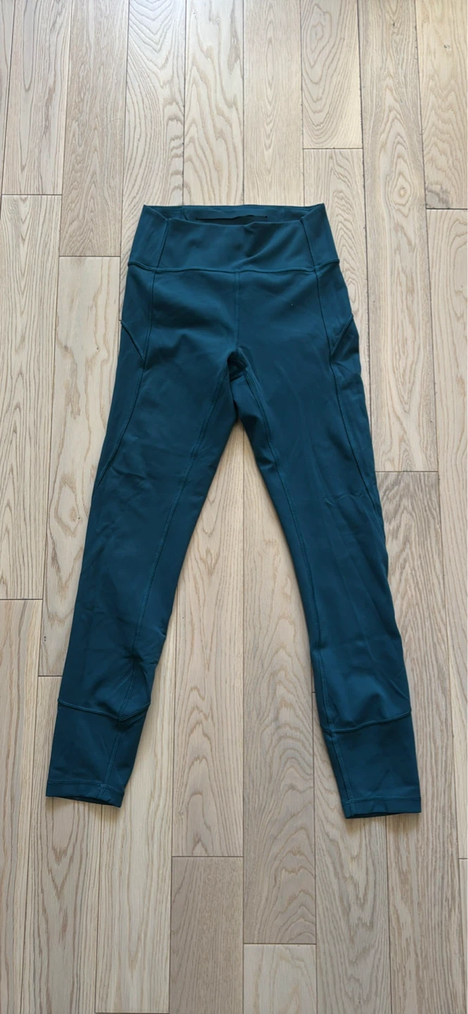 Lululemon Align Crop Leggings Size 4 Teal