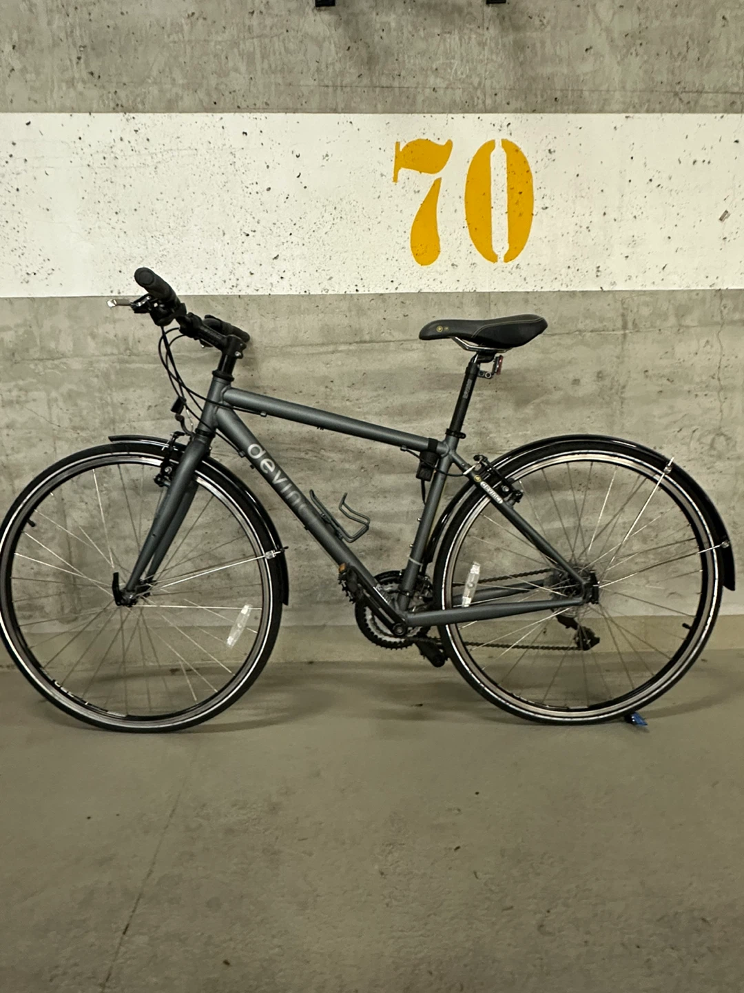Devinci Stockholm Hybrid Bike -  Matte Grey