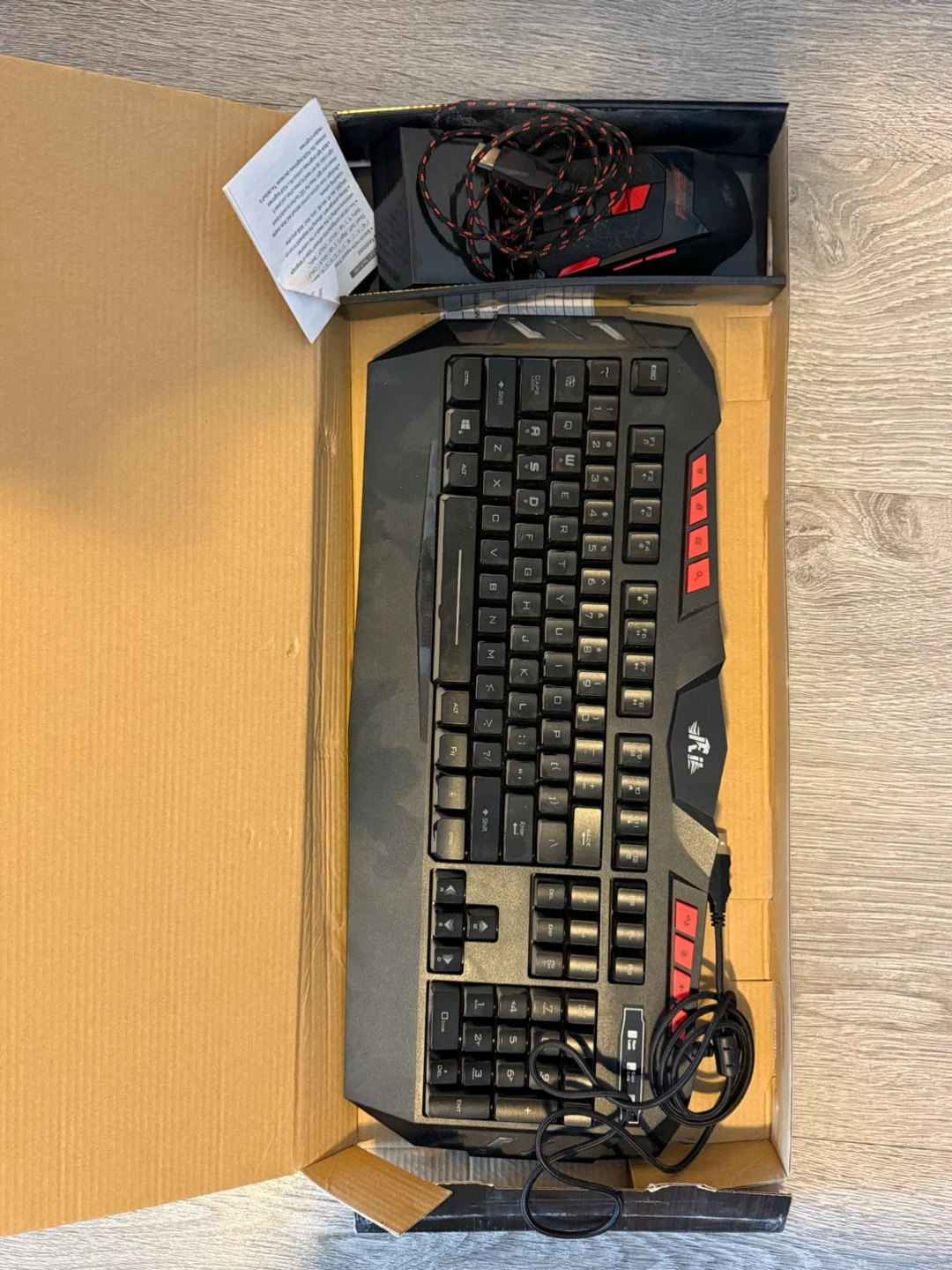 Rii RK-800+ Gaming Keyboard and Mouse Combo