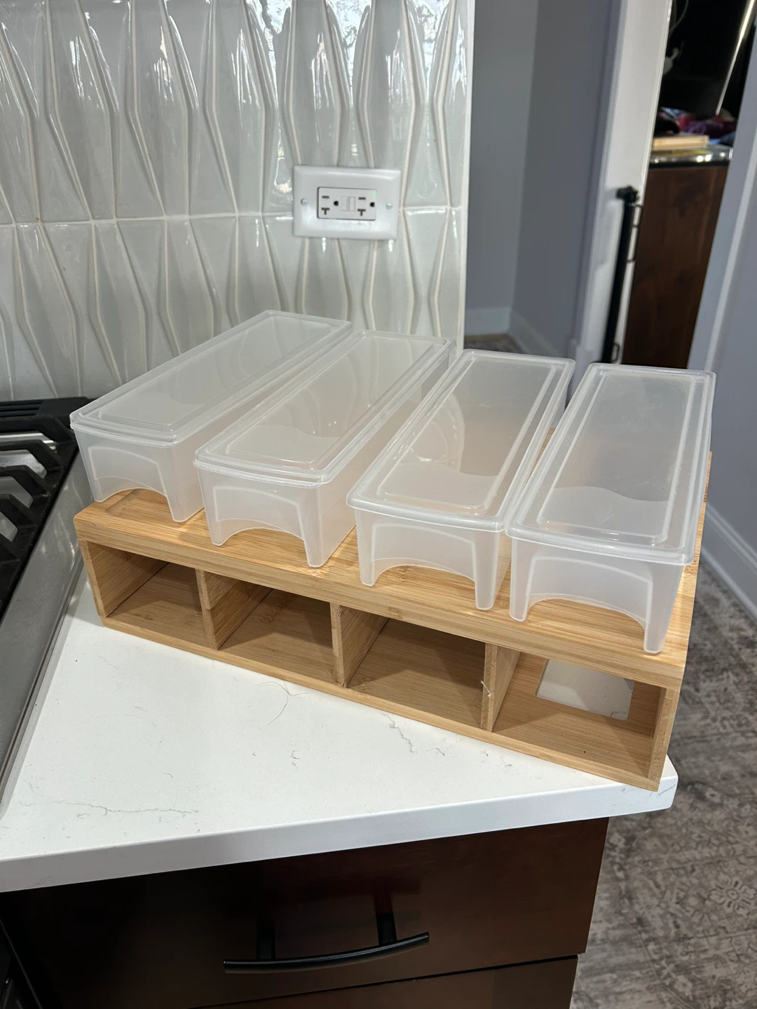 Cutting board with containers - photo 2