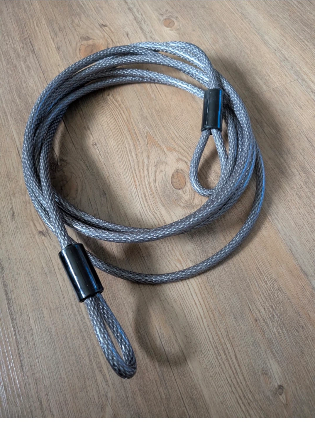 Grey Braided Cable Lock