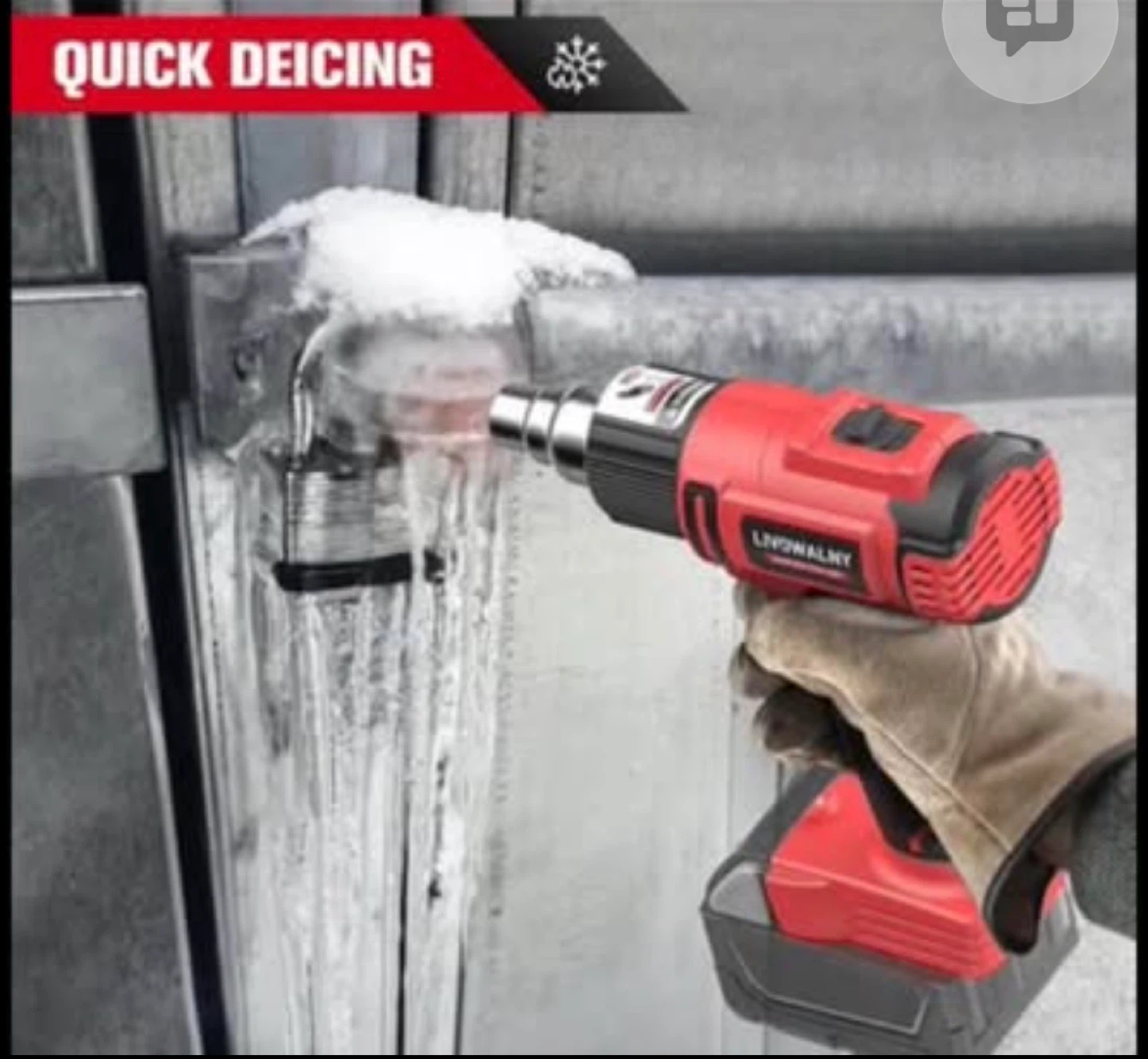 LivoWalny Cordless Heat Gun Kit - photo 2
