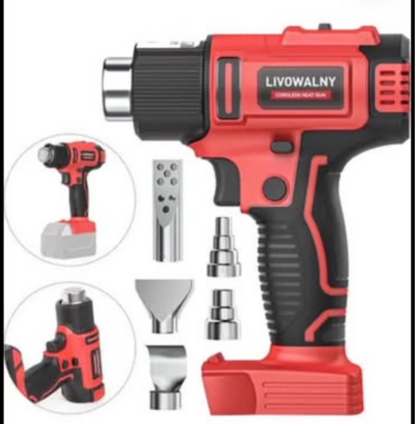 LivoWalny Cordless Heat Gun Kit