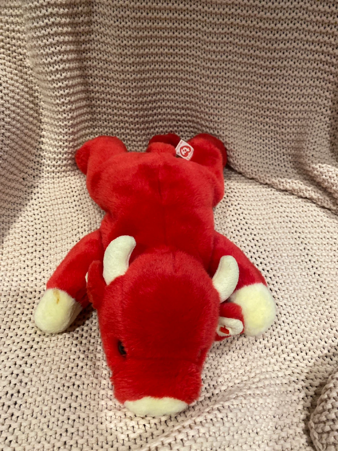 Ty Beanie Baby "Scarlet" Bull
