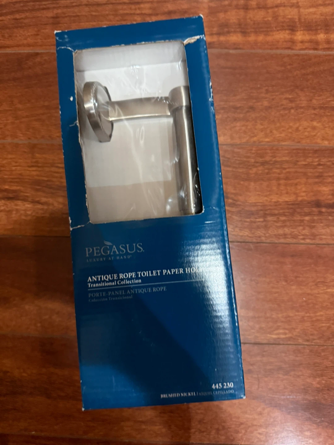 Pegasus Antique Rope Toilet Paper Holder - Brushed Nickel - photo 2
