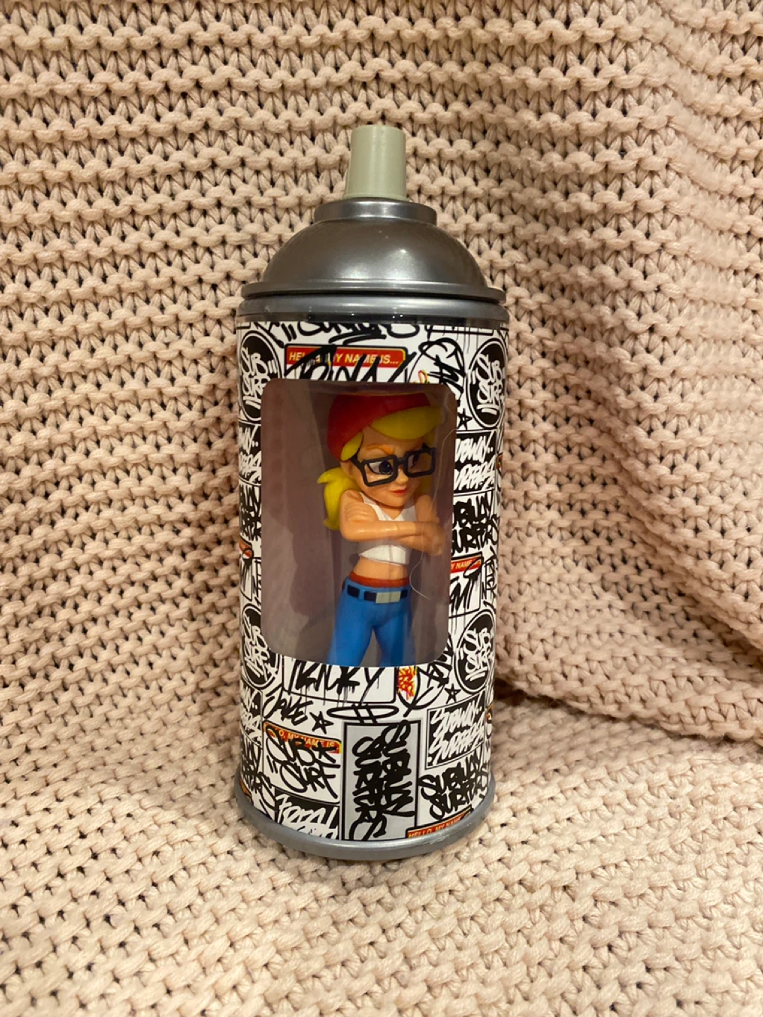 Subway Surfers Figure in Spray Can Packaging