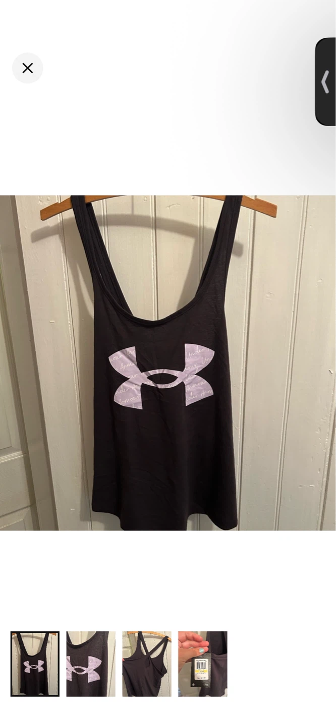 Under Armour UA Logo Graphic Tank - Black - M