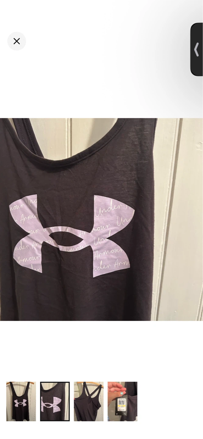 Under Armour UA Logo Graphic Tank - Black - M - photo 2
