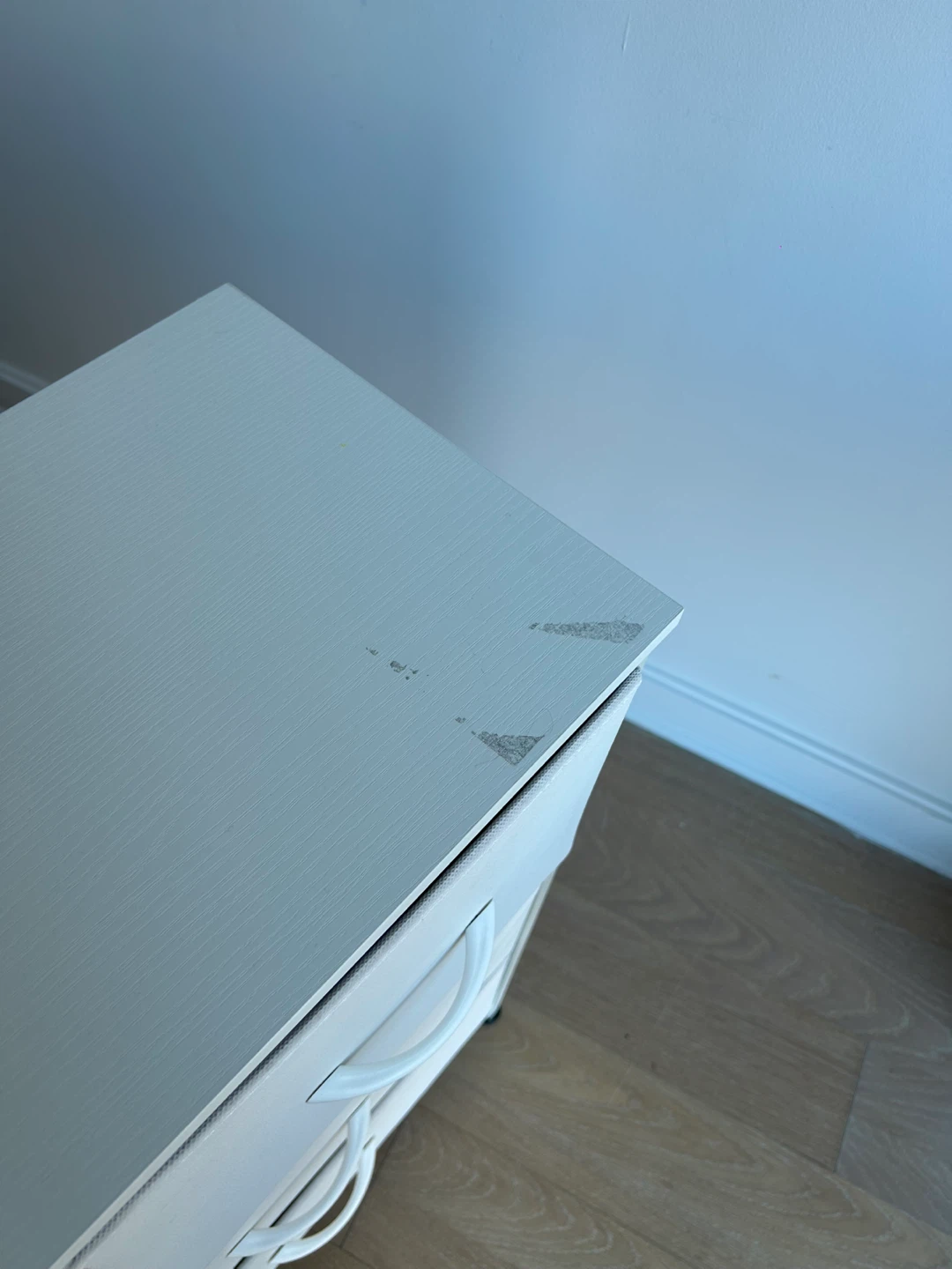 White Fabric Drawer Dresser with 7 Drawers - photo 5