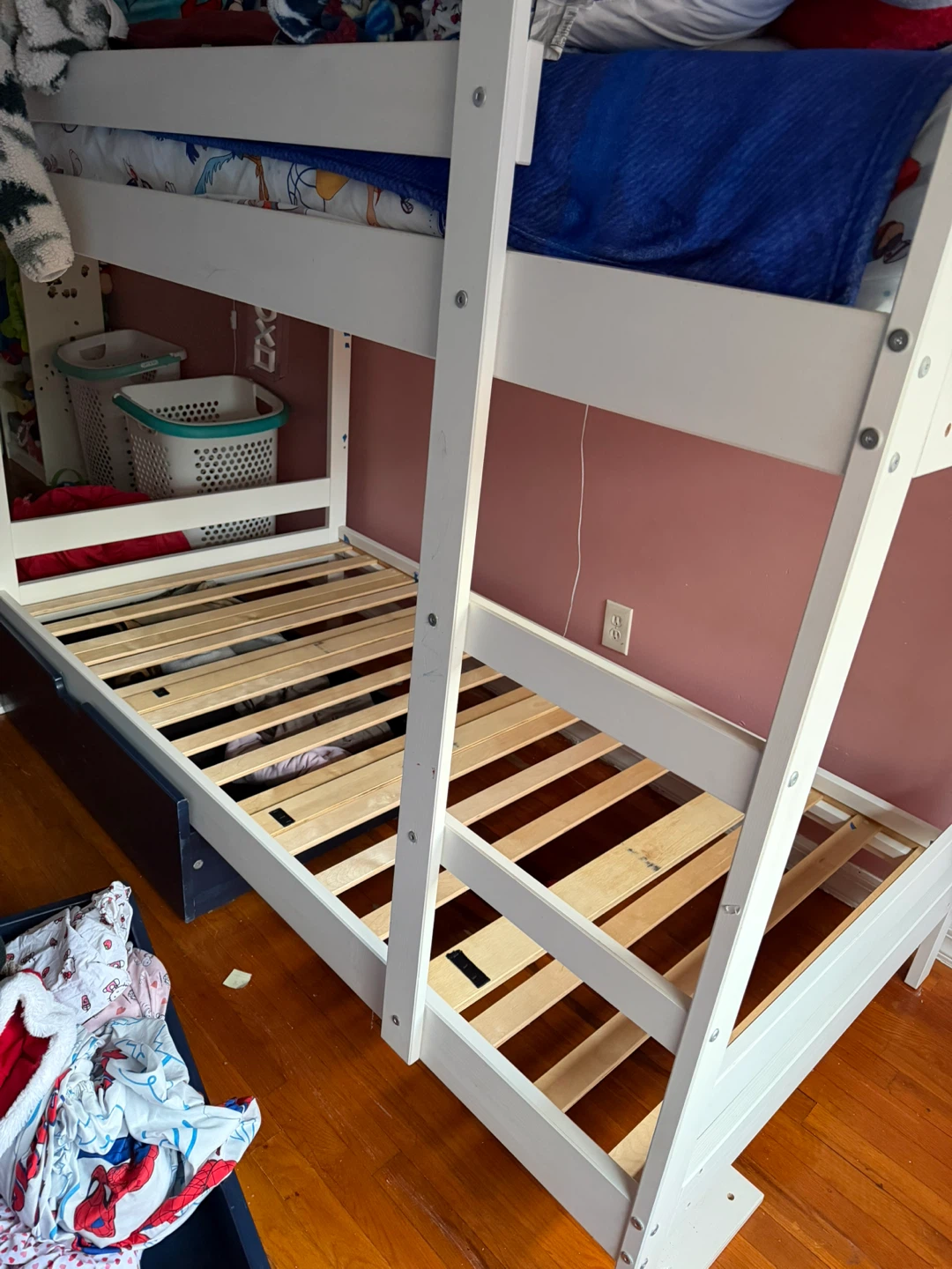 White IKEA Bunk Bed
