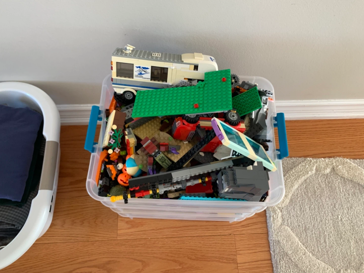Large lot of assorted LEGO bricks bins included - photo 2