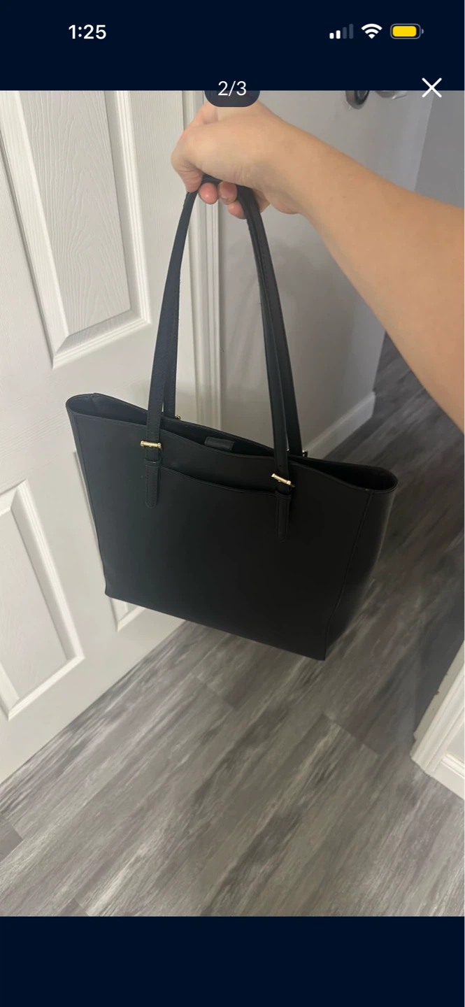 Michael Kors Black Leather Tote Bag - photo 2