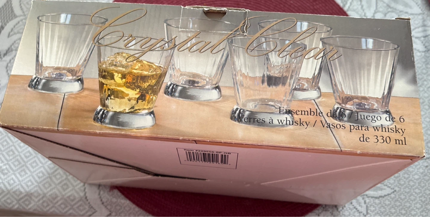 Crystal Clear Whisky Glasses - Set of 6 - photo 3