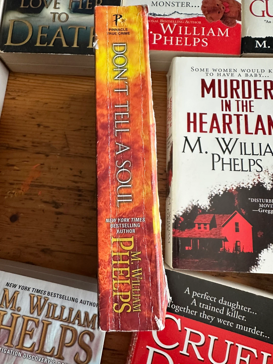 Collection of M. William Phelps Crime Thriller Books - photo 3