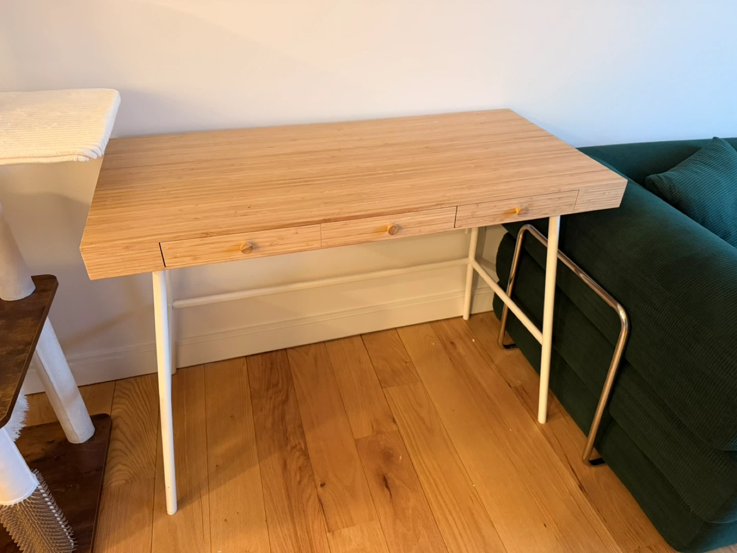 IKEA LILLASEN Desk, Bamboo, 40 1/8x19 1/4"
