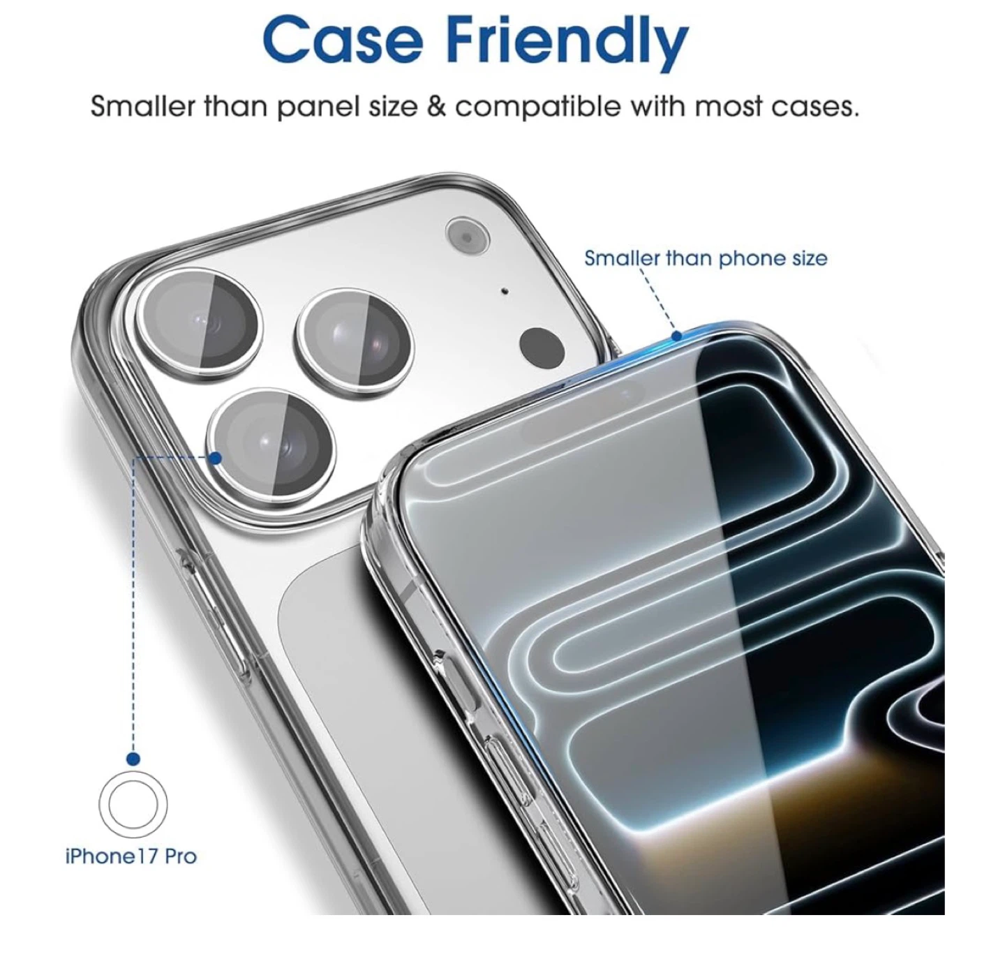 amFilm 4-IN-1 Screen Protector for iPhone 17 Pro 6.3" - photo 5