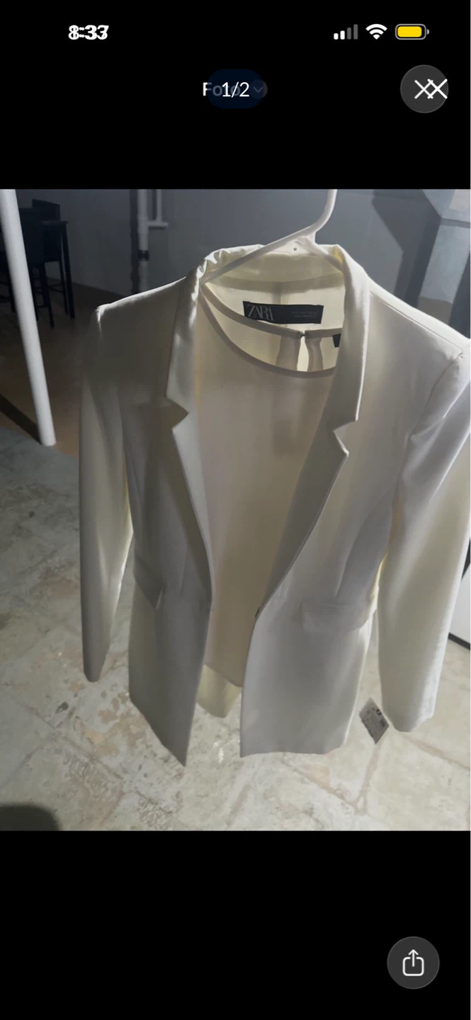 White Zara Blazer