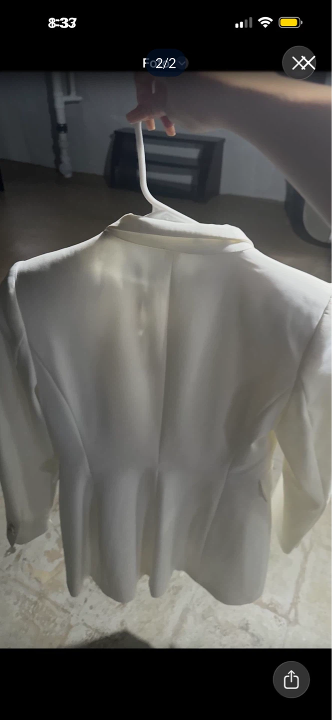 White Zara Blazer - photo 2