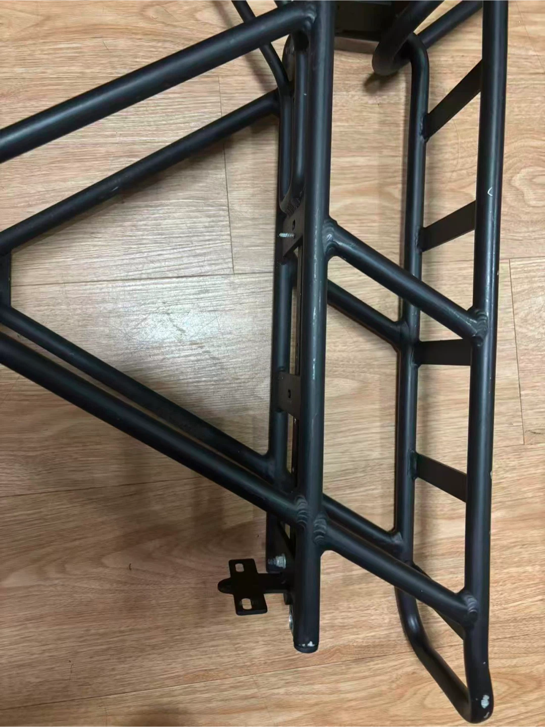 Black Metal Bicycle Rear Rack