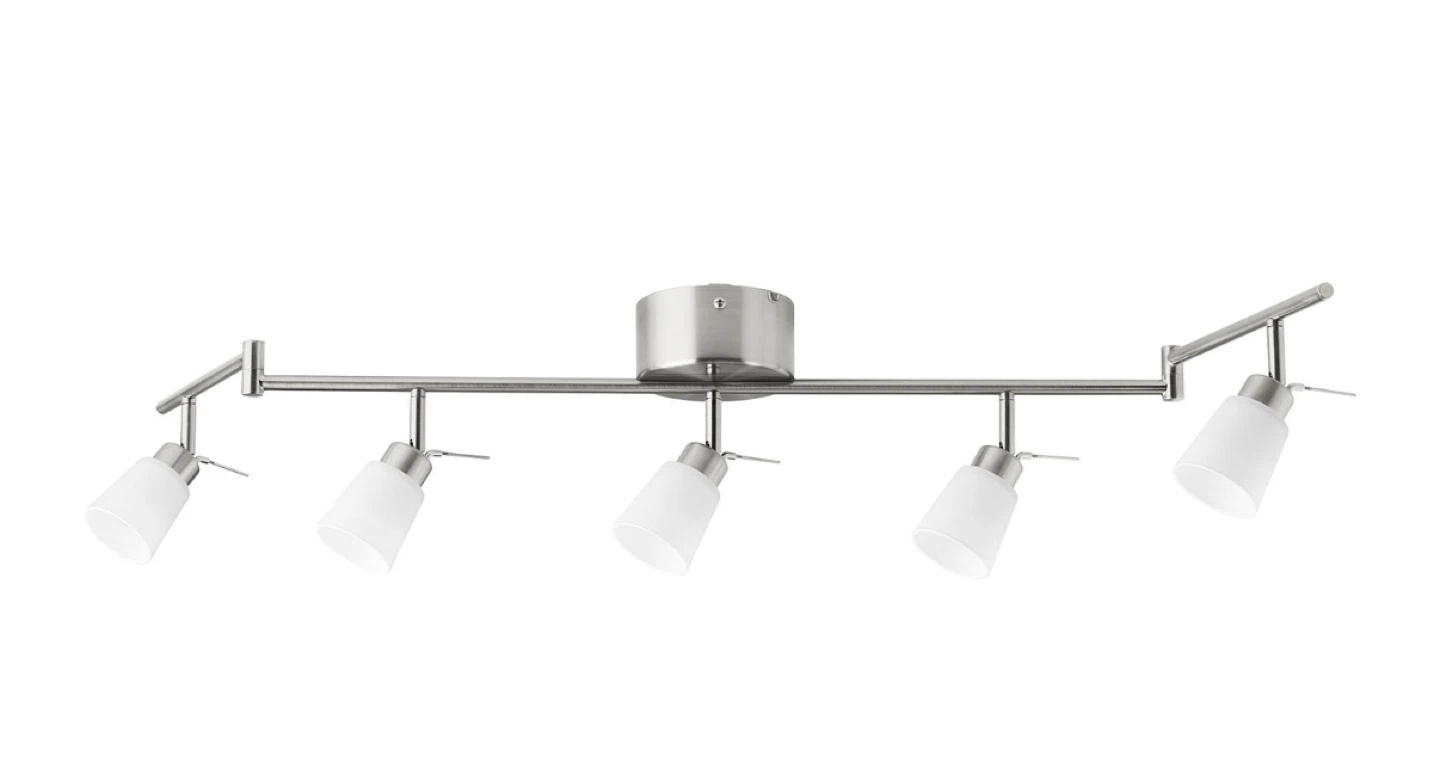 5-Light Track Lighting Fixture (free 1 pack of 6 bulbs) - photo 2