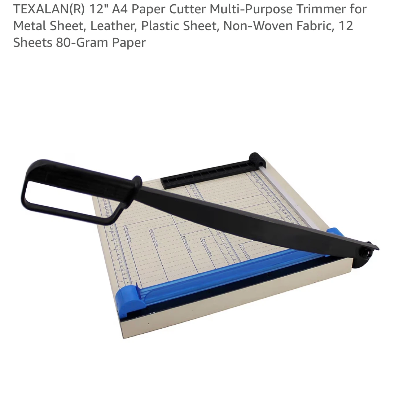 12" Paper Cutter Multi-Purpose Trimmer - photo 5