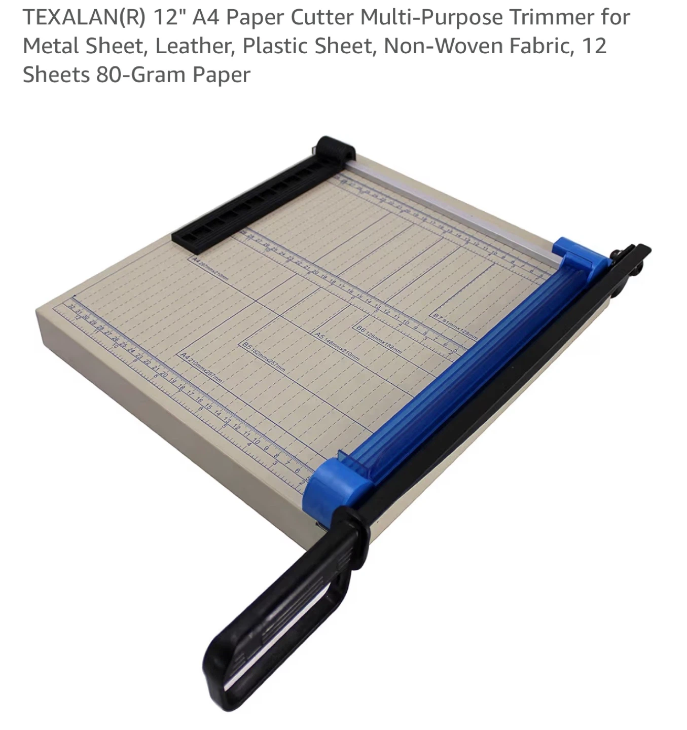 12" Paper Cutter Multi-Purpose Trimmer