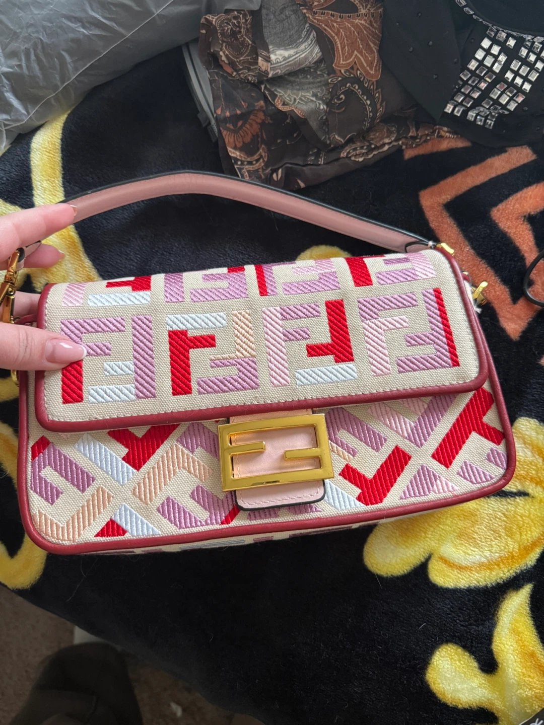 Fendi Baguette Bag - Multicolor