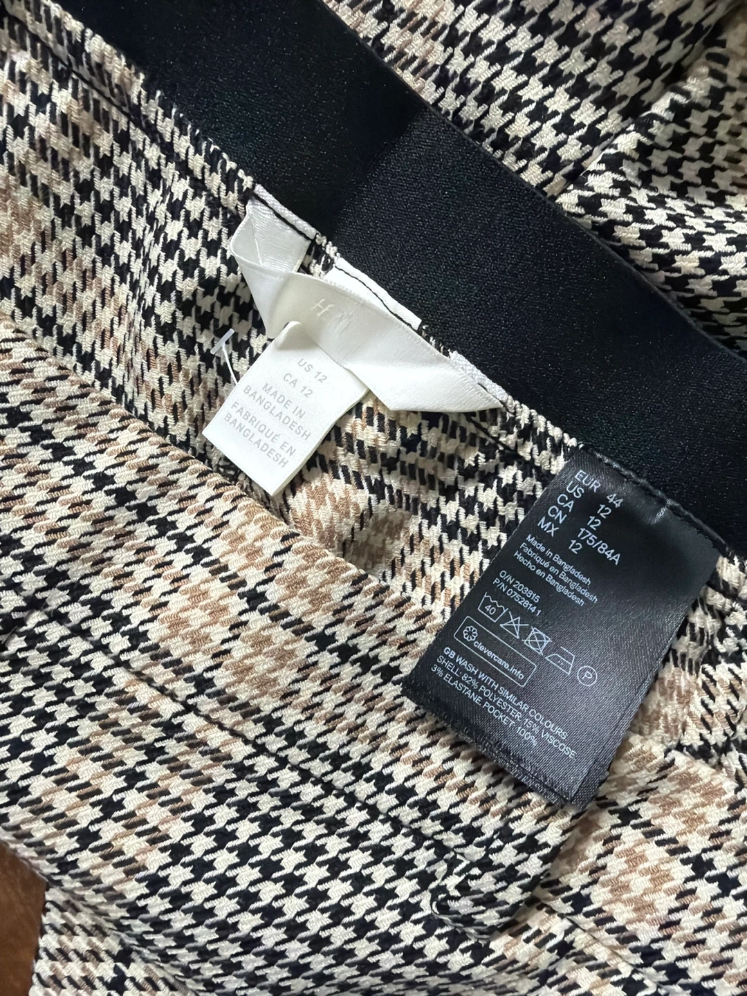 H&M Plaid Trousers Size 12 - photo 3