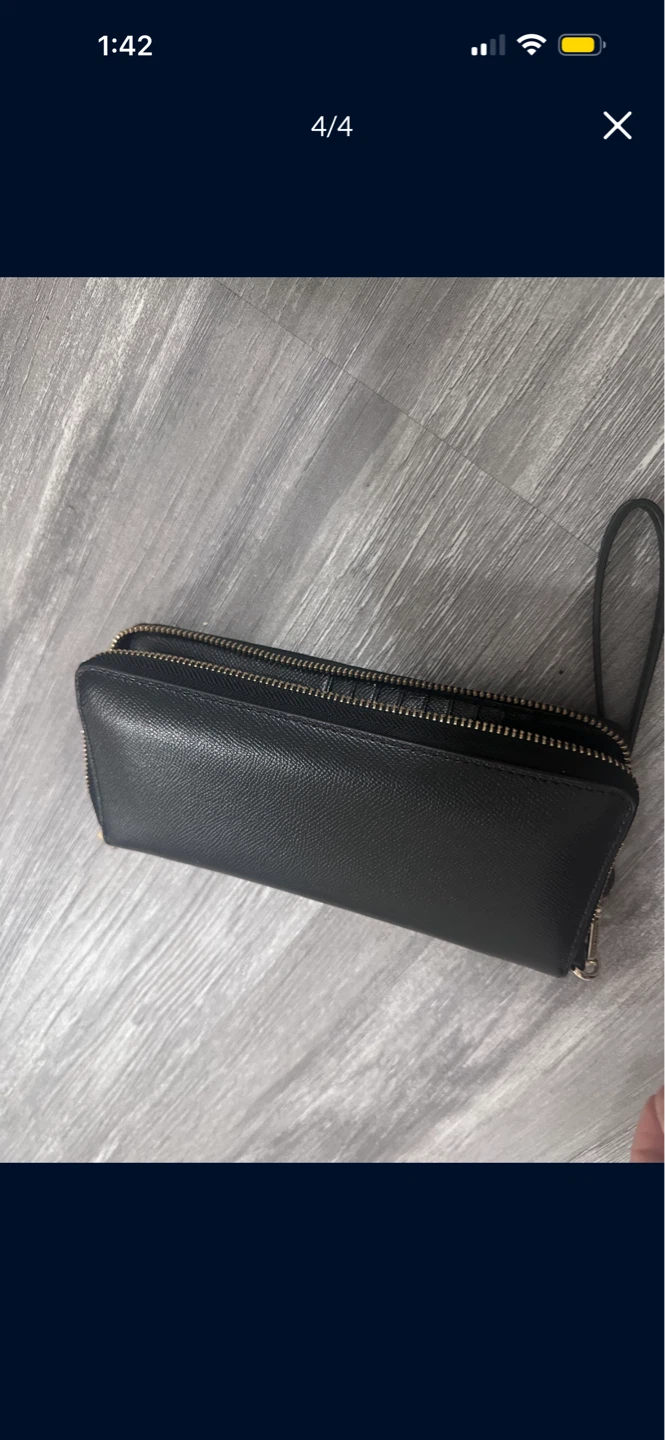 Michael Kors Black Leather Wristlet Wallet - photo 4