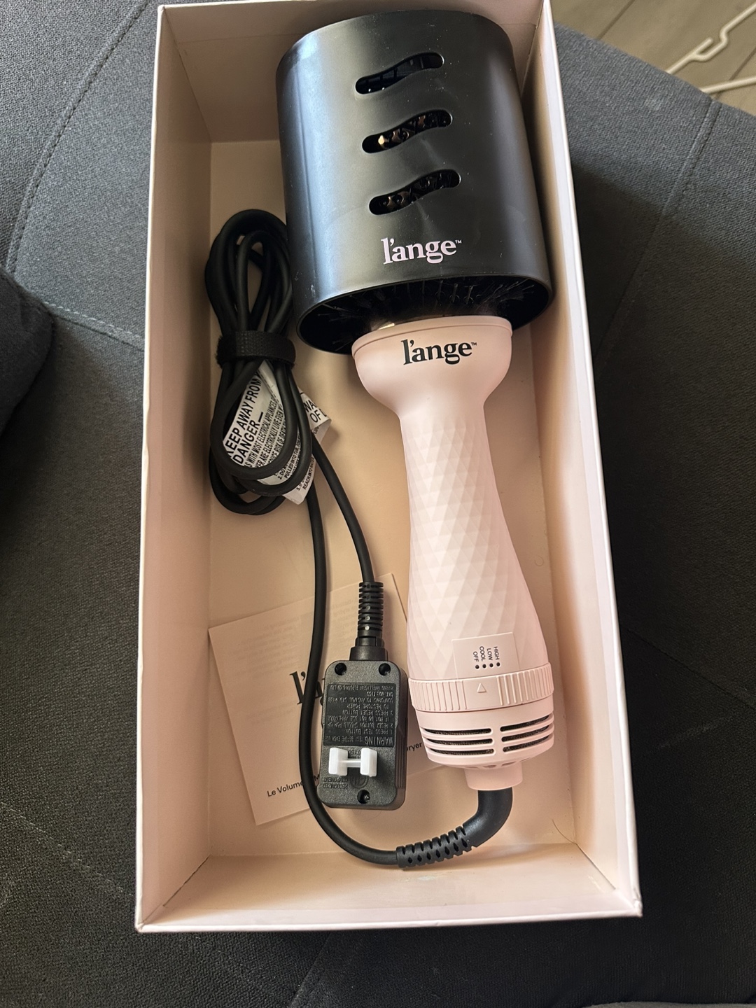 NEW L'ange 2-in-1 Titanium Brush Dryer