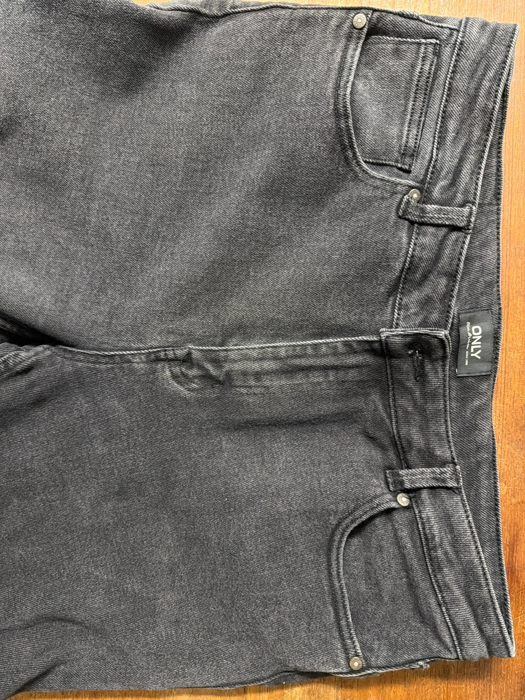ONLY Women's Black Denim Jeans - Size L - photo 3