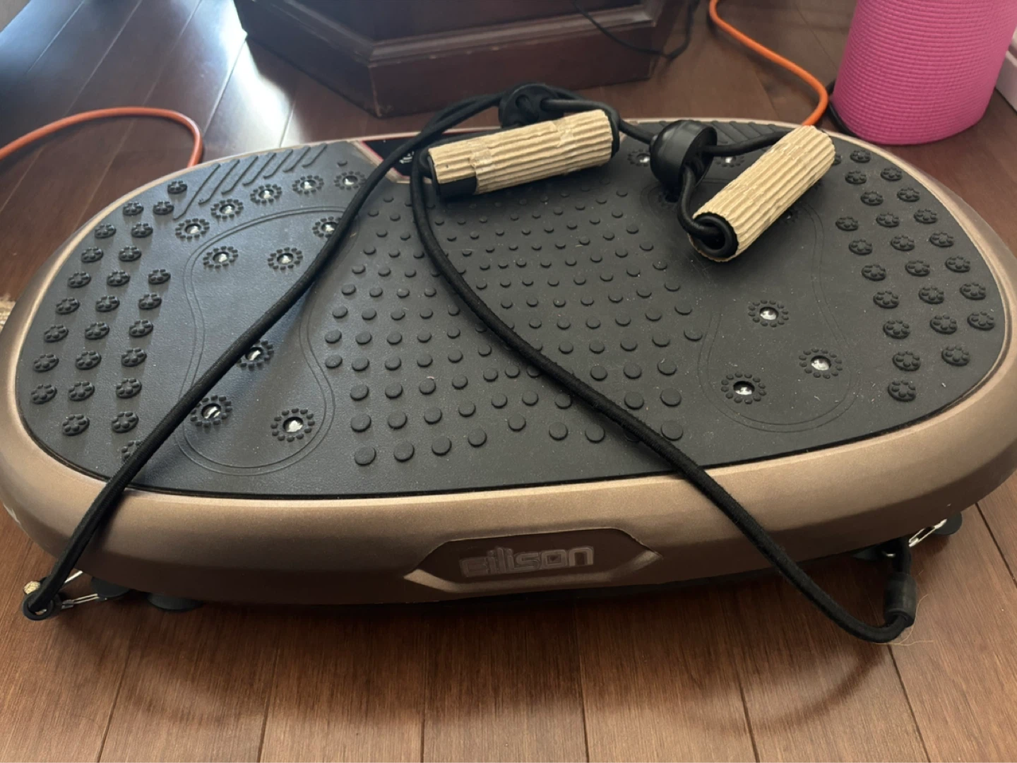 Vibration Plate Exercise Machine with Resistance Bands - photo 3