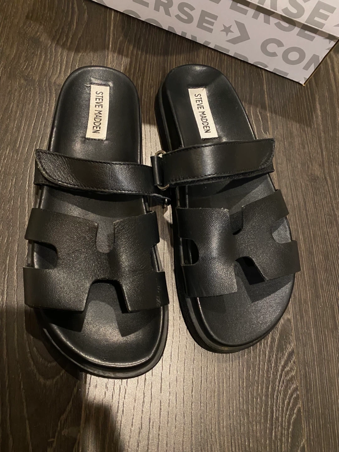 Steve Madden Leather Sandals Oran Style Size 7.5