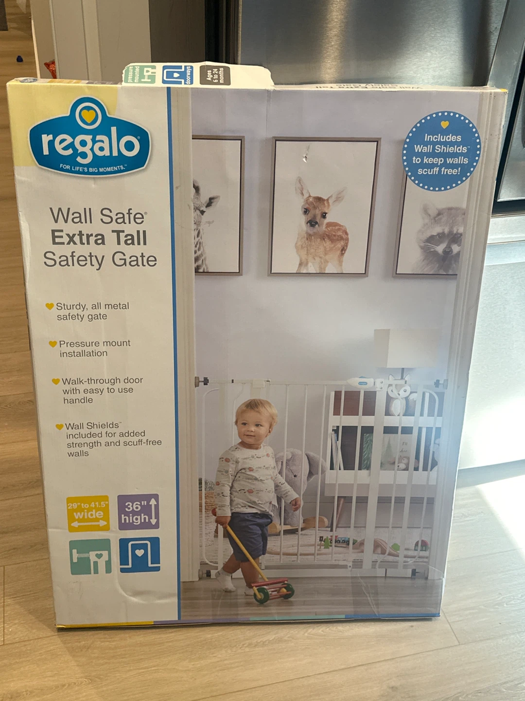 Regalo Wall Safe Extra Tall Safety Gate