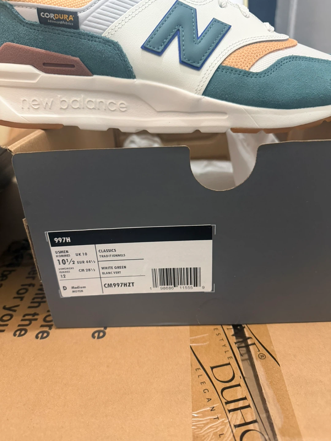New Balance 997H 'Sea Salt Spruce' Sneakers - photo 3