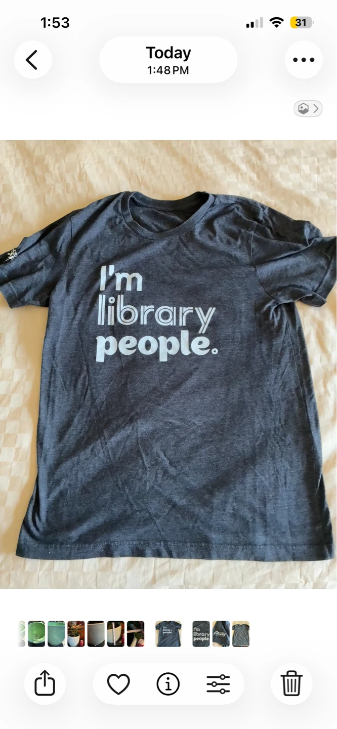TPL I'm Library People tshirt Adult T-shirt Toronto public - photo 5
