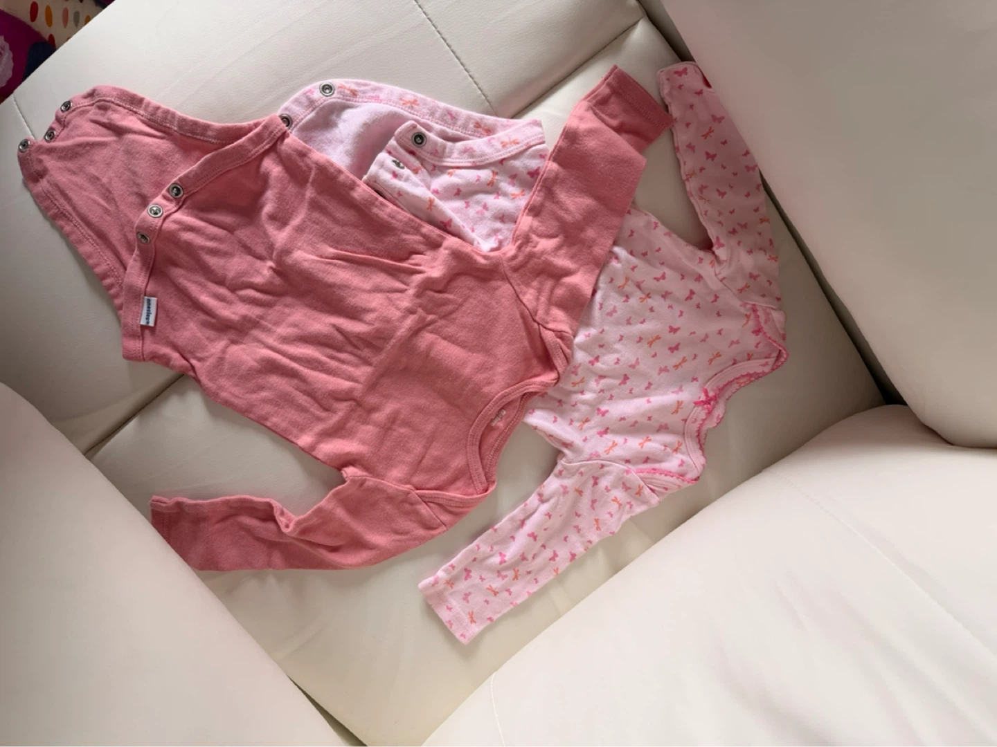 Baby Girl Outfit Bundle - Bodysuits & Pajamas - Pink & White - photo 3