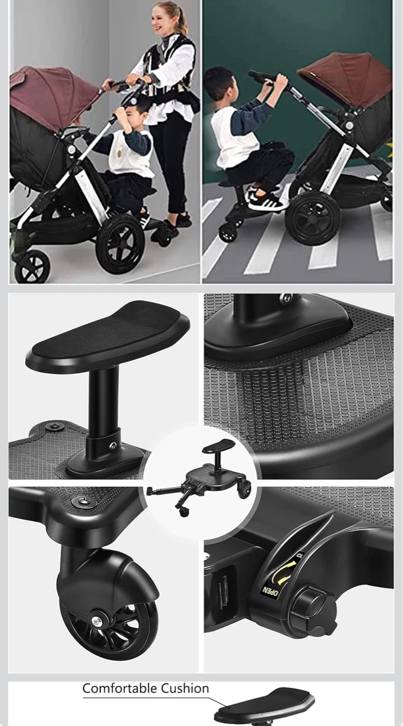 Ride-On Stroller Board with Seat - photo 3