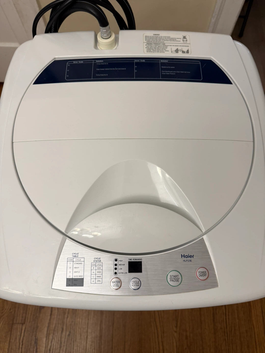 Haier HLP23E Washing Machine - photo 2