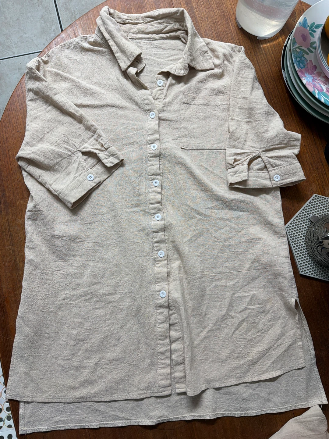 Linen-look Short Set - photo 2
