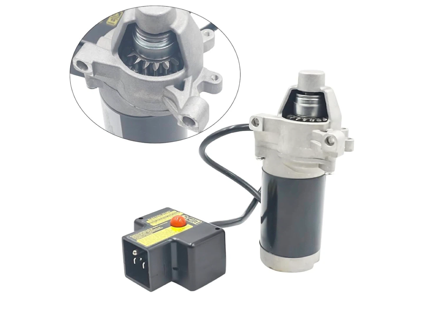 Electric Starter Motor with 17 Teeth for Snowblowers - photo 2