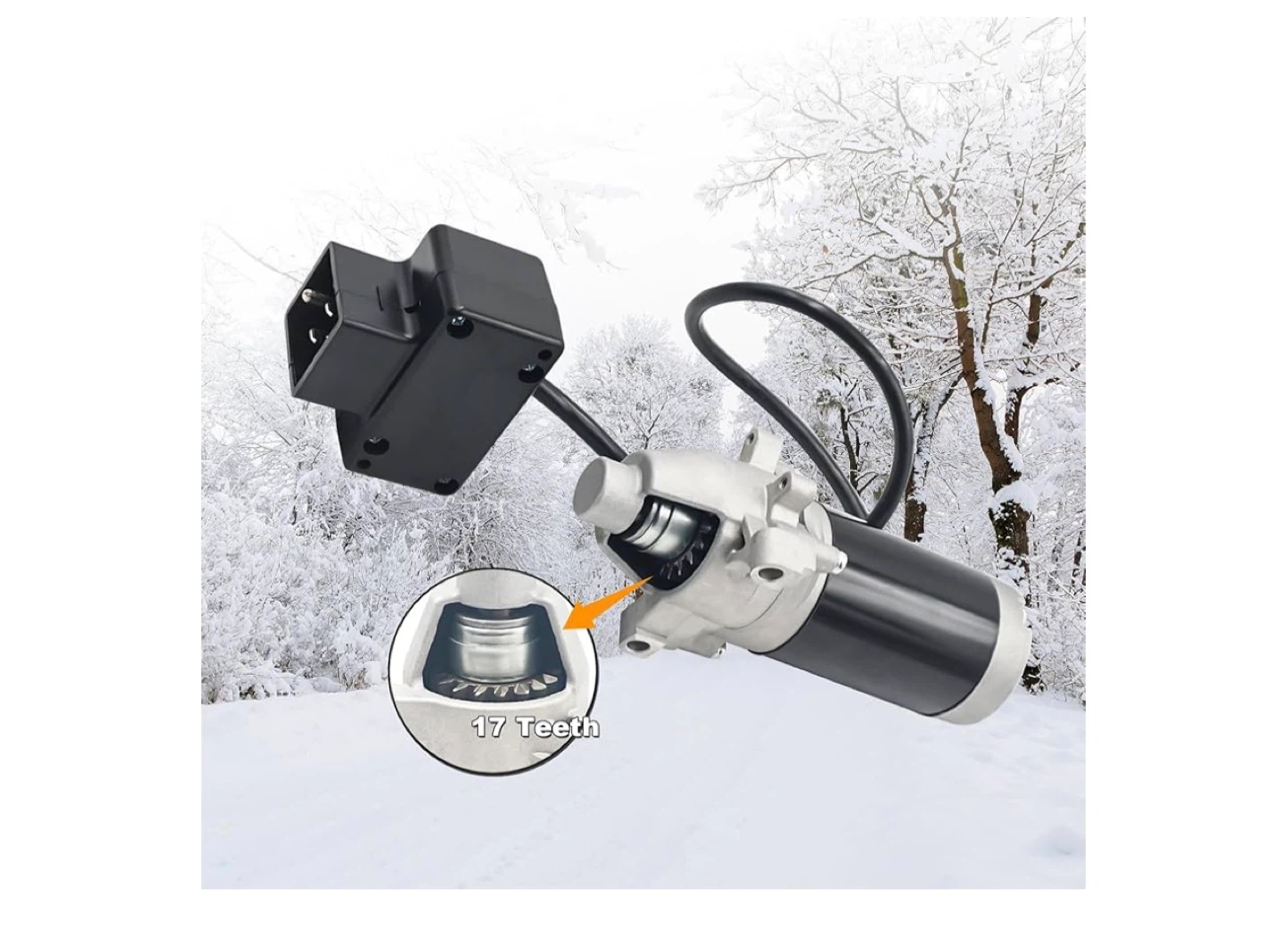 Electric Starter Motor with 17 Teeth for Snowblowers - photo 5